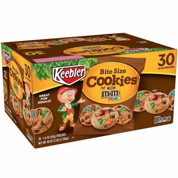 Keebler M&M's Bite Size Cookies 30x 45g