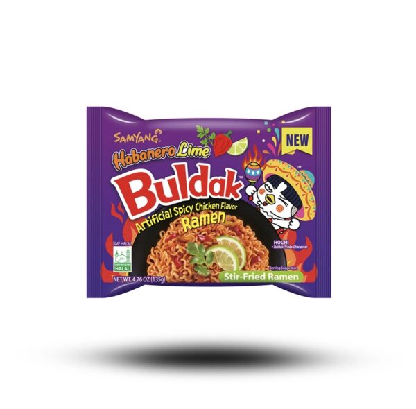 SamYang Buldak New Habanero Lime 8x5x 135g