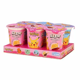 Pokemon Schoko- Cups Asien 6x25g