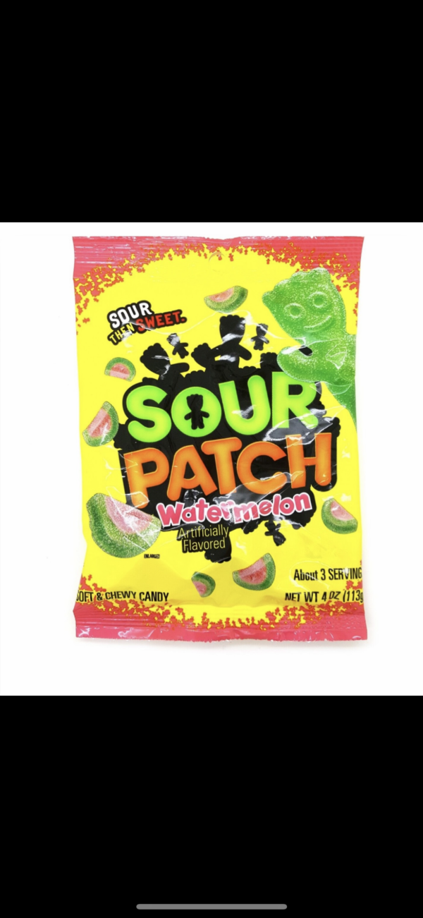 Sour Patch Watermelon Peg Bag 12x102g