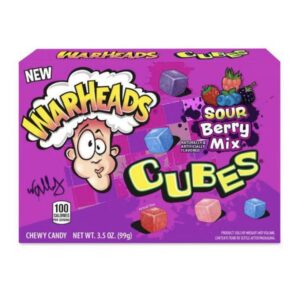 Warheads Sour Berry Mix Cubes 12x99g
