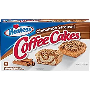 Hostess Coffee Cakes Cinnamon Streusel 6x329g