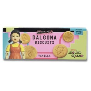 SQUID GAME DALGONA BISCUITS VANILLA 24x 140G