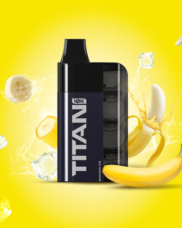 Titan 10K Vape Pods BANANA ICE 1x5 Stk.