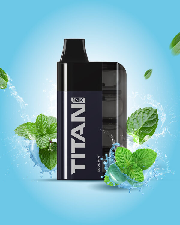 Titan 10K Vape Pods COOL MINT 1×5 Stk.