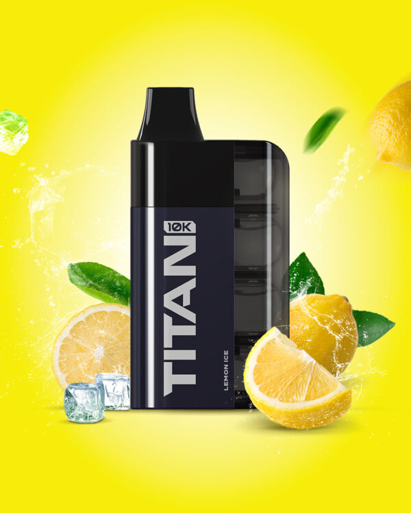 Titan 10K Vape Pods LEMON ICE 1×5 Stk.