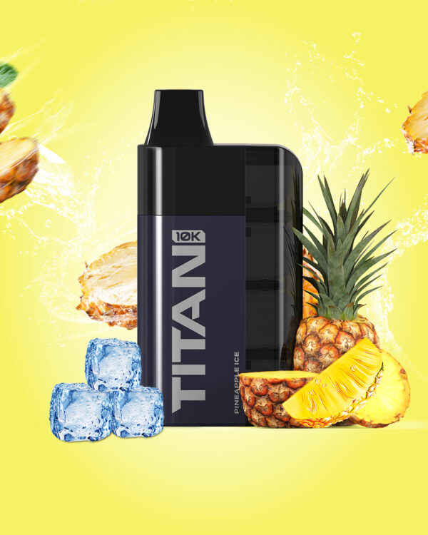 Titan 10K Vape Pods PINEAPPLE ICE 1×5 Stk.