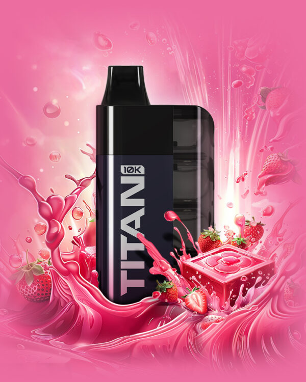 Titan 10K Vape Pods PINK BURST 1×5 Stk.