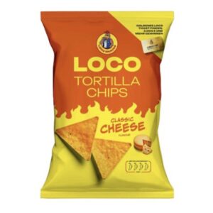 Loco Tortilla Chips - Classic Cheese 12x100g