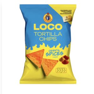 Loco Tortilla Chips - Oriental Spices 12x100g