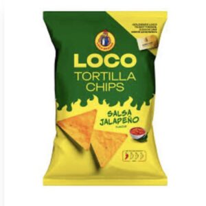 Loco Tortilla Chips - Salsa Jalapeno 12x100g