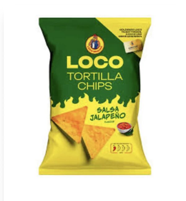 Loco Tortilla Chips - Salsa Jalapeno 12x100g