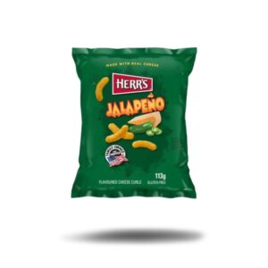 Herr's Jalapeño Cheese Curls 12x 113g