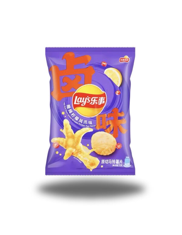 Lays - Hot & Sour Lemon Braised Chicken Feet 22x 70g