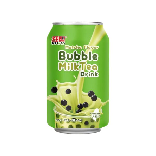 Rico Bubble Milk Tea-Getränk Matcha 24x 350 ml