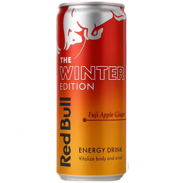 Red Bull Energy Drink Winter Edition Fuji Apple Ginger 24x 250ml