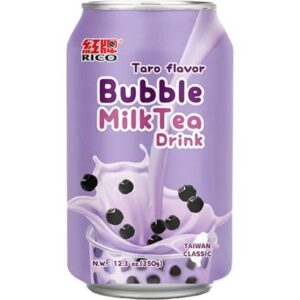 Rico Bubble Milk Tea Drink Taro 24x340ml