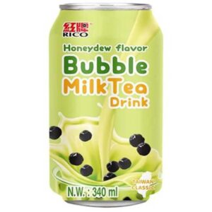 Rico Bubble Milk Tea Drink Honeydew 24x340ml