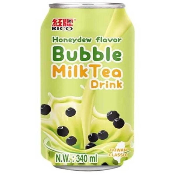 Rico Bubble Milk Tea Drink Honeydew 24x340ml