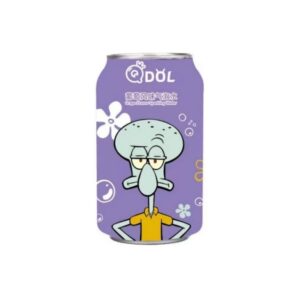 QDOL SPONGEBOB GRAPE SPARKLING DRINK 24x 330ML