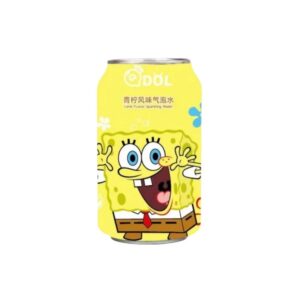 QDOL SPONGEBOB LIME SPARKLING DRINK 24x 330ML