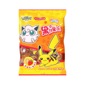 POKEMON JUICE JELLY STRAWBERRY AND ORANGE FLAVOR 48x 90G