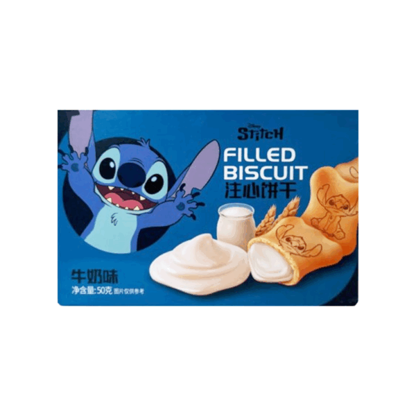 DISNEY STITCH FILLED BISCUIT MILK FLAVOR 24x50G