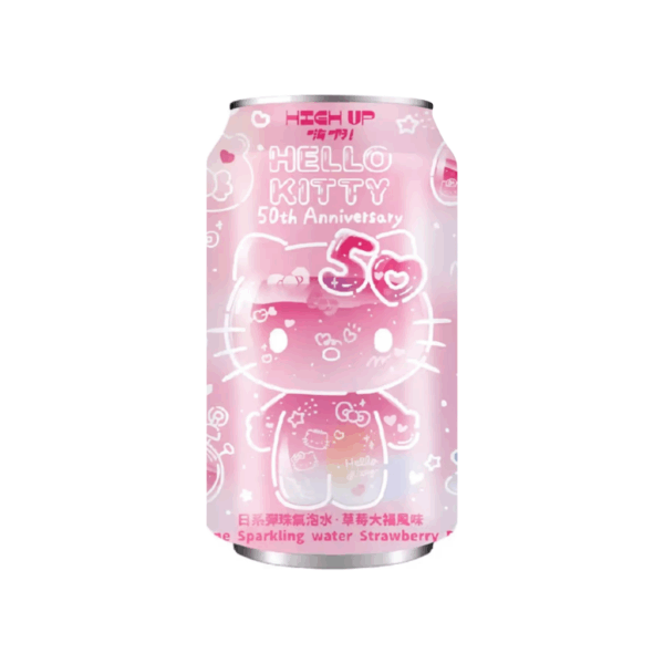 RAMUNE HELLO KITTY SPARKLING WATER STRAWBERRY DAIFUKU FLAVOR 24x330ML