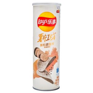 LAY'S BLACK TRUFFLE POTATO CHIPS BLACK PEPPER FLAVOR 24x104G