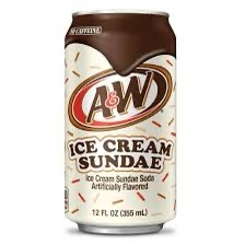A&W Ice Cream Sundae Soda 12x355ml