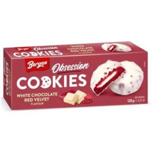 Bergen Obsession Cookies White Choco Red Velvet 18x128g