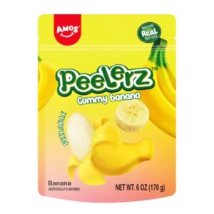 Amos Peelerz Gummy Banana Bag 12x170g