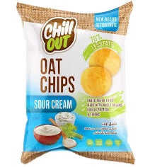 Chill Out Sour Cream Oat Chips 15x50g