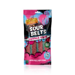 Candy Paradise Sour Belts
Bubblegum 12x100g